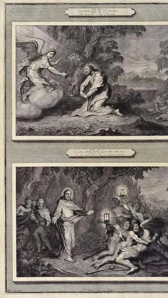 An illustration from Histoire du Vieux et du Nouveau Testament : enrichie de plus de quatre cens figures en taille-douce, &c, 1700, leaf 199
