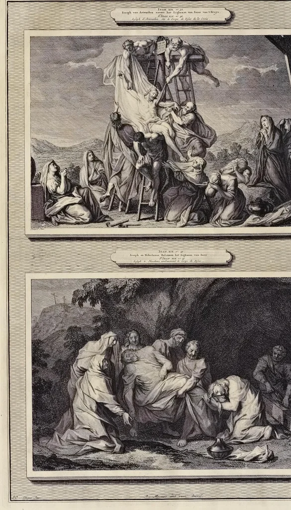 An illustration from Histoire du Vieux et du Nouveau Testament : enrichie de plus de quatre cens figures en taille-douce, &c, 1700, leaf 231