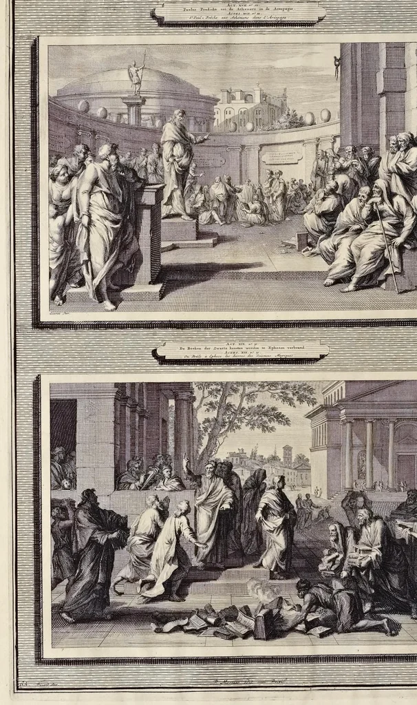 An illustration from Histoire du Vieux et du Nouveau Testament : enrichie de plus de quatre cens figures en taille-douce, &c, 1700, leaf 283