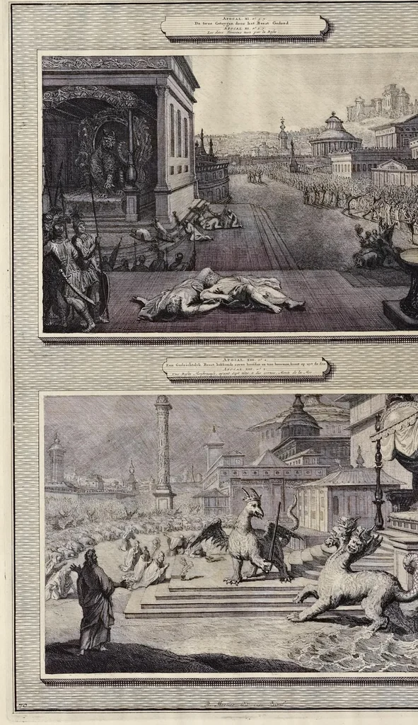 An illustration from Histoire du Vieux et du Nouveau Testament : enrichie de plus de quatre cens figures en taille-douce, &c, 1700, leaf 311