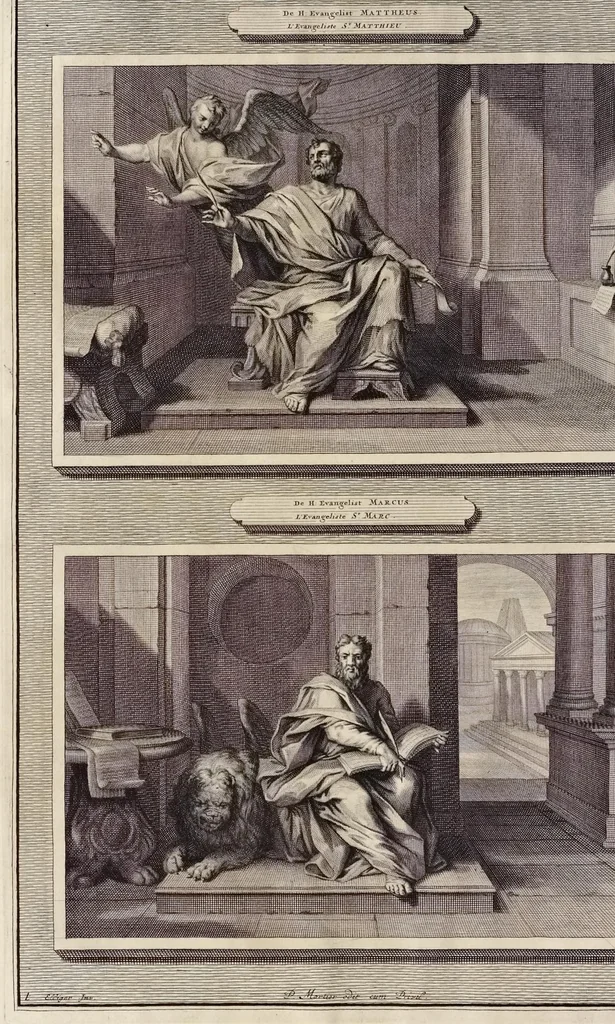 An illustration from Histoire du Vieux et du Nouveau Testament : enrichie de plus de quatre cens figures en taille-douce, &c, 1700, leaf 35