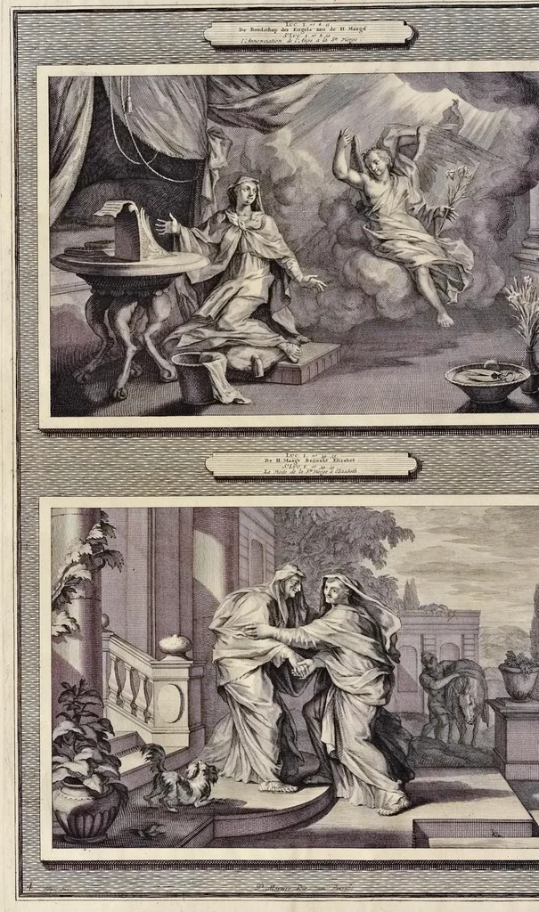 An illustration from Histoire du Vieux et du Nouveau Testament : enrichie de plus de quatre cens figures en taille-douce, &c, 1700, leaf 47