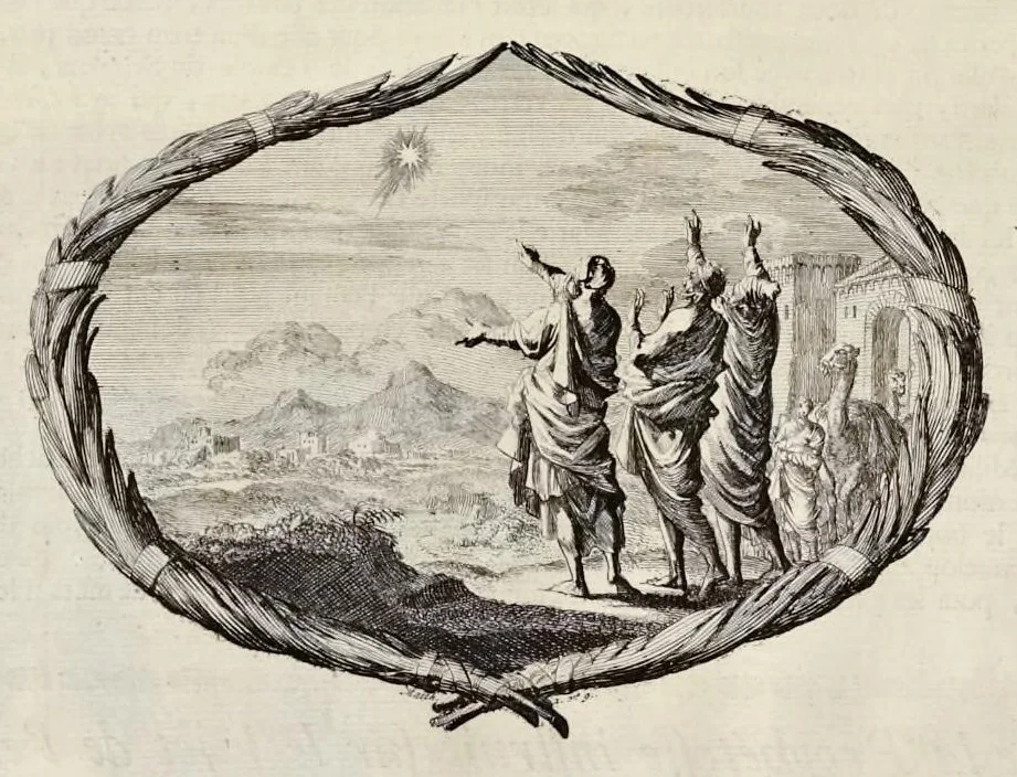 An illustration from Histoire du Vieux et du Nouveau Testament : enrichie de plus de quatre cens figures en taille-douce, &c, 1700, leaf 65