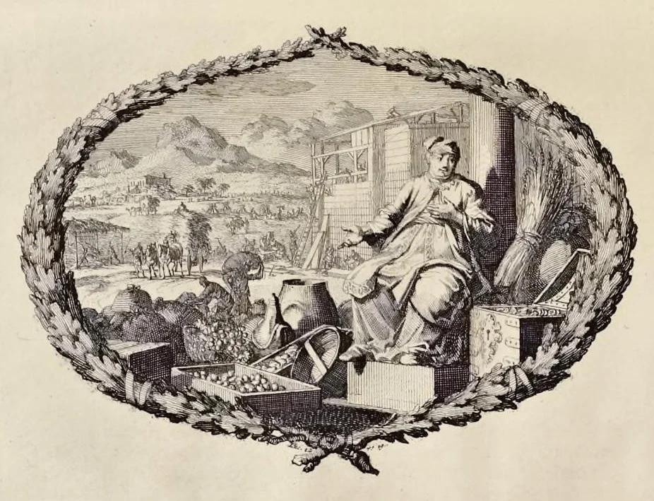 An illustration from Histoire du Vieux et du Nouveau Testament : enrichie de plus de quatre cens figures en taille-douce, &c, 1700, leaf 93