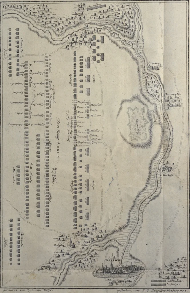 An illustration from Recueil des traitez de paix, de trêve, de neutralité, de suspension d'armes, de confédération, d'alliance, de commerce, de garantie, et d'autres actes publics : comme contracts de mariage, testaments, manifestes, declarations de guerre, &c. faits entre les empereurs, rois, républiques, princes, & autres puissances de l'Europe, & des autres parties du monde, depuis la naissance de Jesus-Christ jusqu'à présent : servant à établir les droits des princes, et de fondement a l'histoire .., 1700, leaf 882