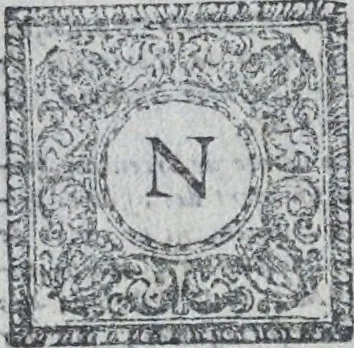 An illustration from Recueil des traitez de paix, de trêve, de neutralité, de suspension d'armes, de confédération, d'alliance, de commerce, de garantie, et d'autres actes publics : comme contracts de mariage, testaments, manifestes, declarations de guerre, &c. faits entre les empereurs, rois, républiques, princes, & autres puissances de l'Europe, & des autres parties du monde, depuis la naissance de Jesus-Christ jusqu'à présent : servant à établir les droits des princes, et de fondement a l'histoire .., 1700, leaf 883