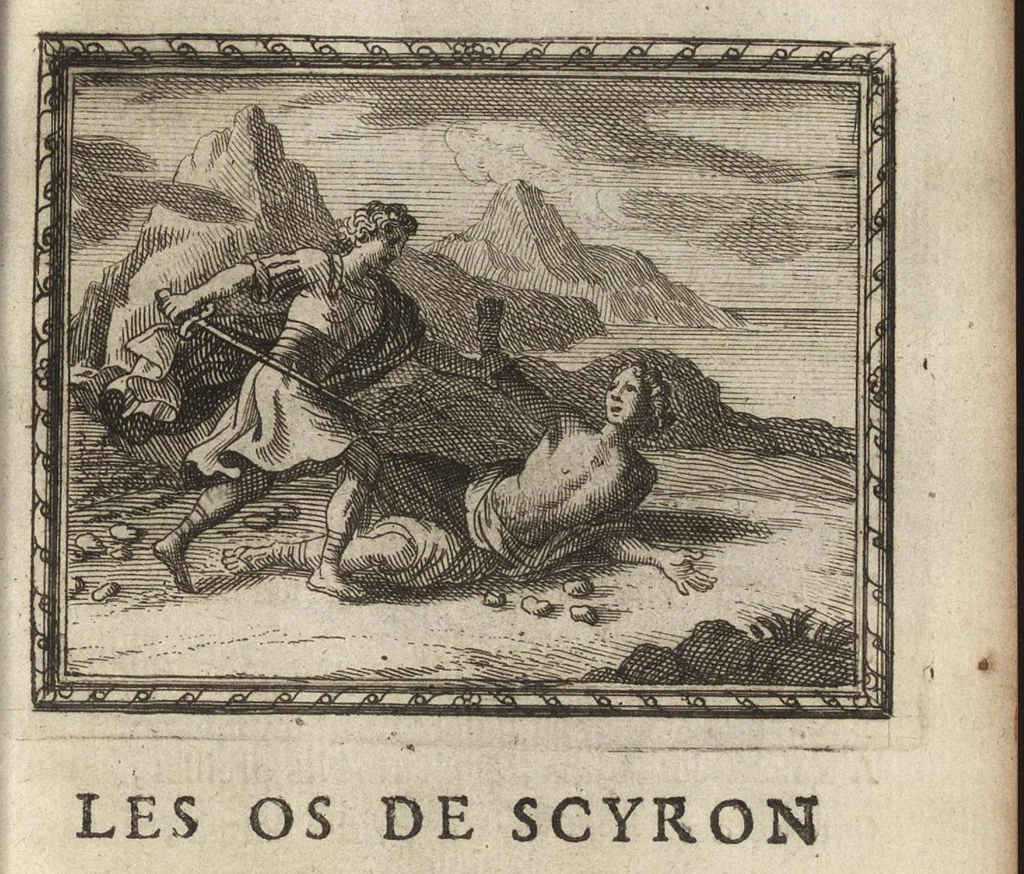 An illustration from Les Metamorphoses d'Ovide : mises en vers françois, 1697, leaf 172