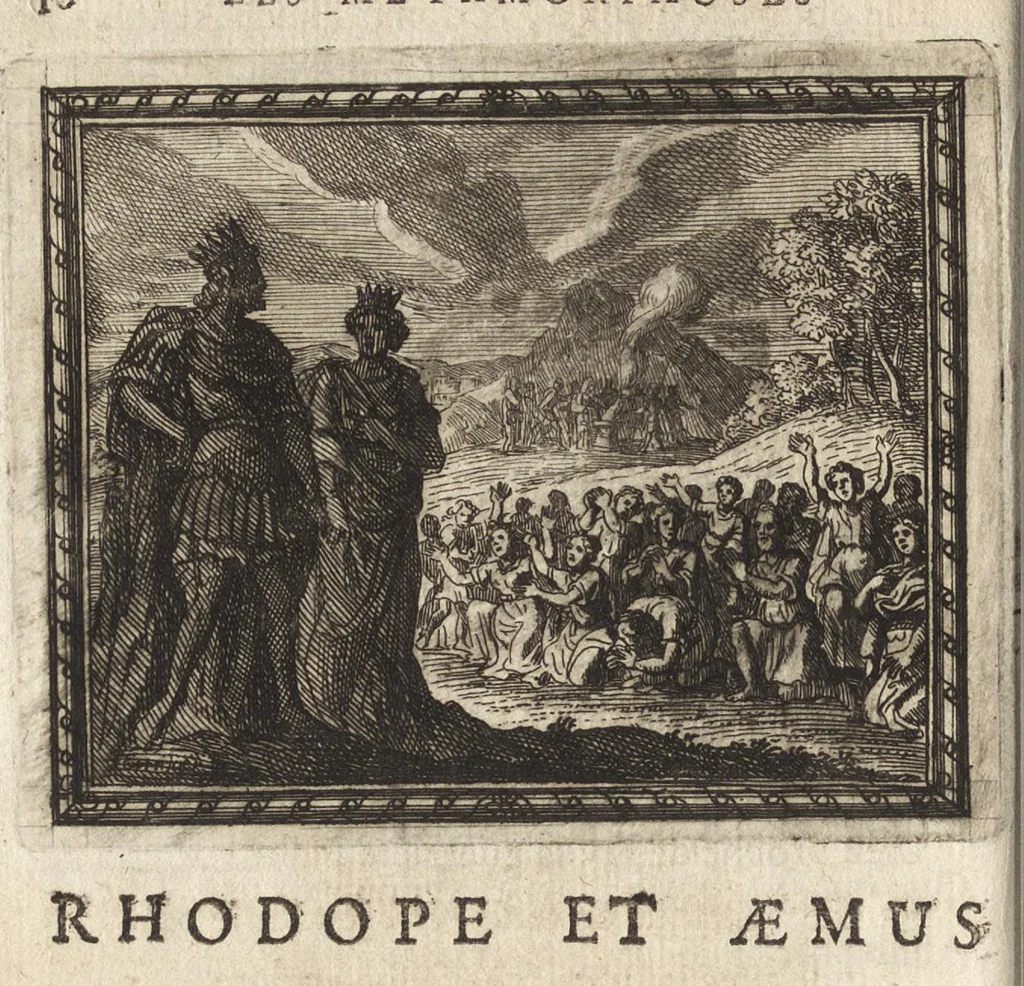 An illustration from Les Metamorphoses d'Ovide : mises en vers françois, 1697, leaf 21