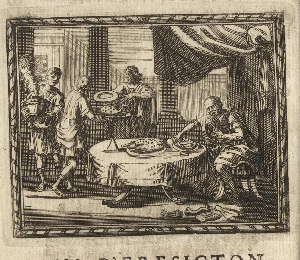 An illustration from Les Metamorphoses d'Ovide : mises en vers françois, 1697, leaf 301