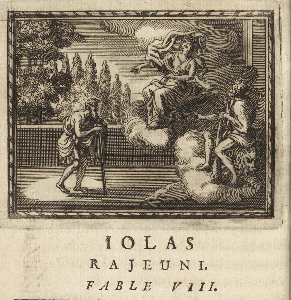 An illustration from Les Metamorphoses d'Ovide : mises en vers françois, 1697, leaf 363