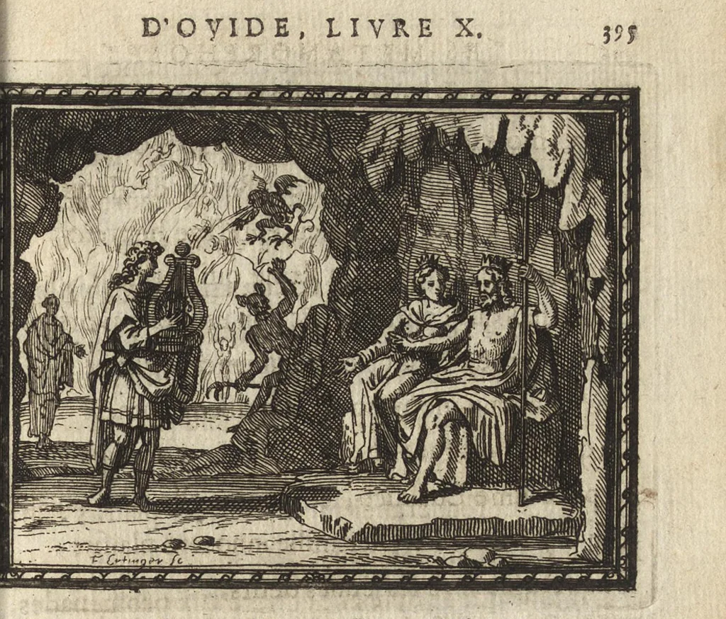 An illustration from Les Metamorphoses d'Ovide : mises en vers françois, 1697, leaf 406