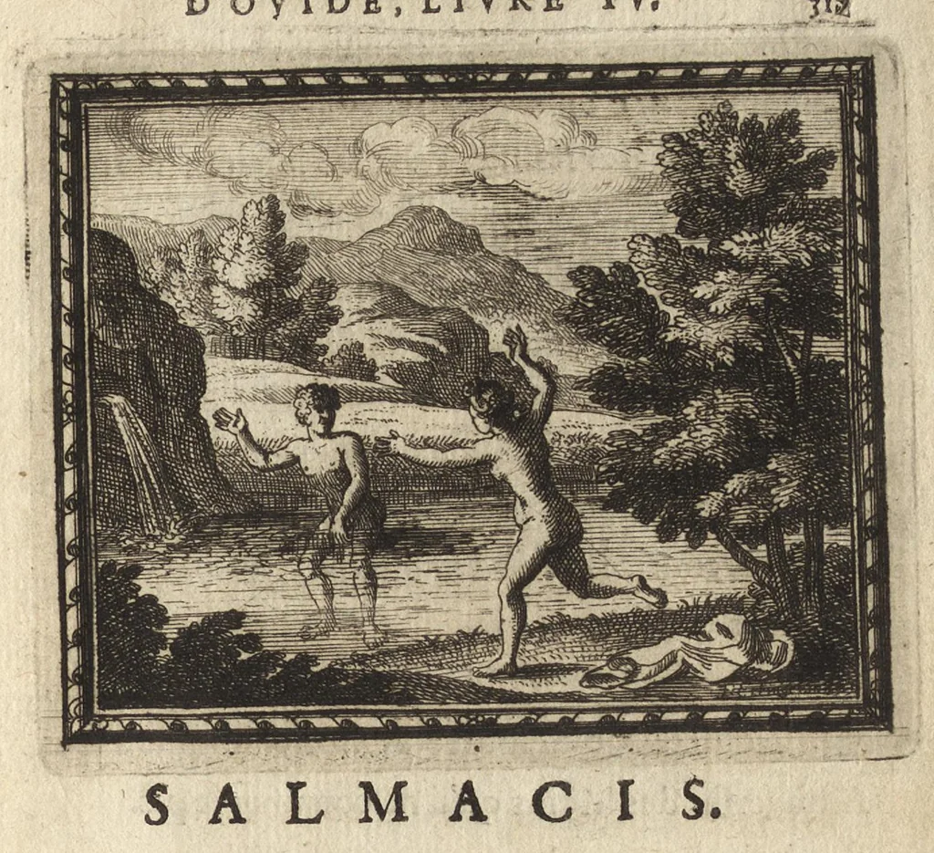 An illustration from Les Metamorphoses d'Ovide : mises en vers françois, 1697, leaf 336
