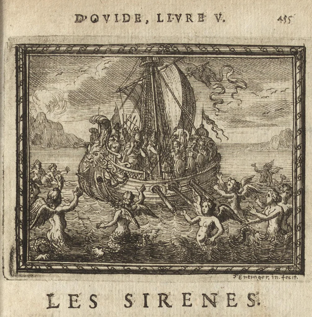 An illustration from Les Metamorphoses d'Ovide : mises en vers françois, 1697, leaf 474