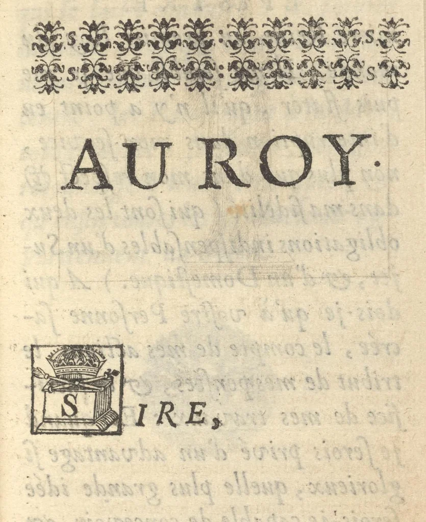 An illustration from Emblesmes royales a Louis le Grand, 1673, leaf 12