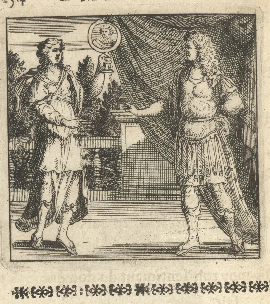 An illustration from Emblesmes royales a Louis le Grand, 1673, leaf 157