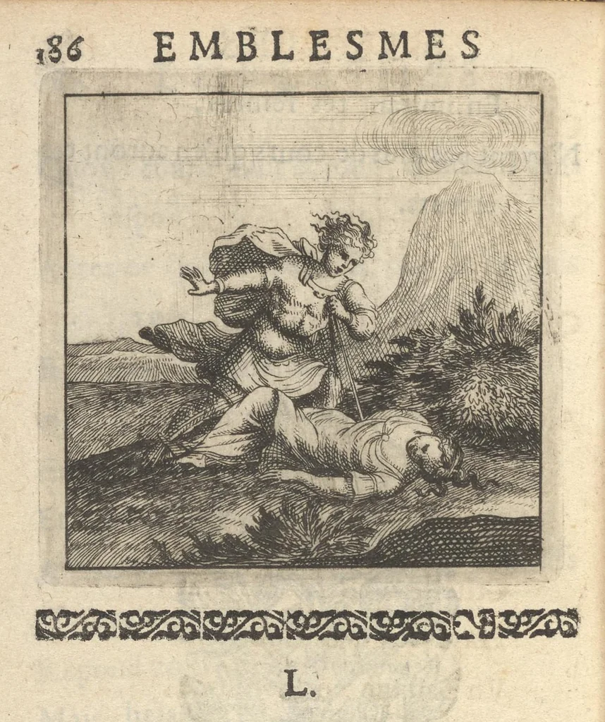 An illustration from Emblesmes royales a Louis le Grand, 1673, leaf 209