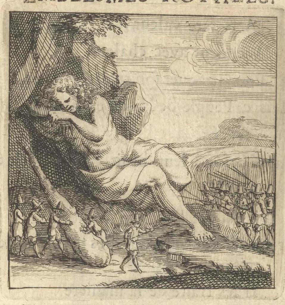 An illustration from Emblesmes royales a Louis le Grand, 1673, leaf 22