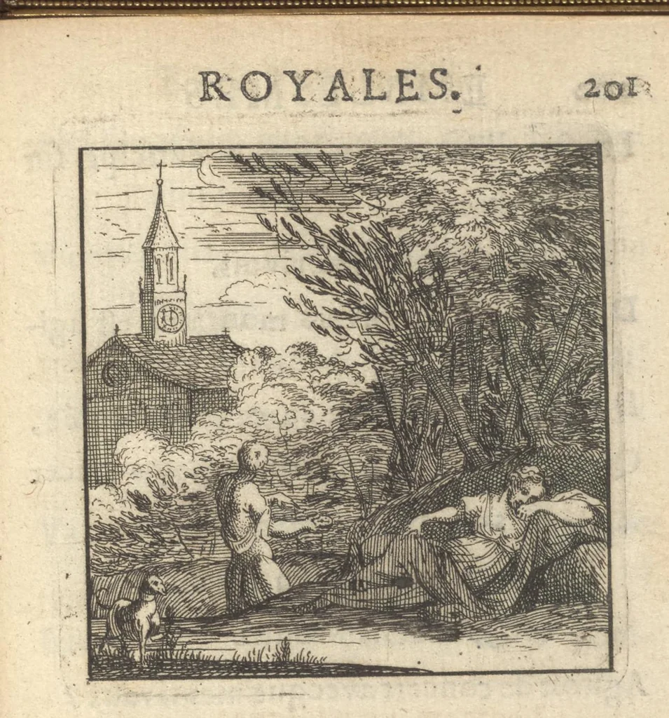 An illustration from Emblesmes royales a Louis le Grand, 1673, leaf 224