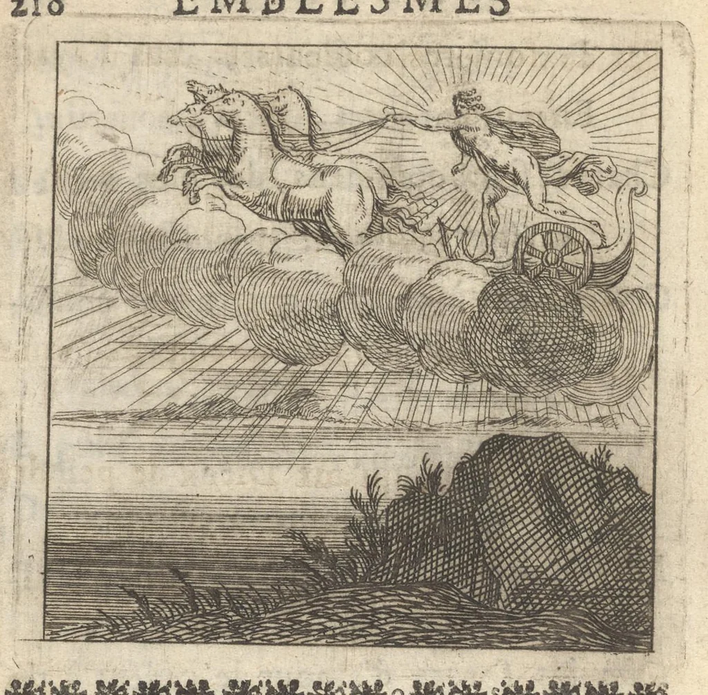 An illustration from Emblesmes royales a Louis le Grand, 1673, leaf 241