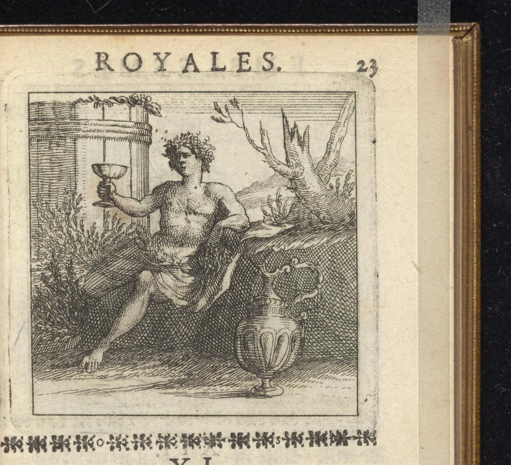 An illustration from Emblesmes royales a Louis le Grand, 1673, leaf 44