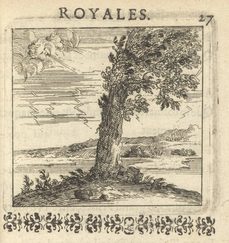 An illustration from Emblesmes royales a Louis le Grand, 1673, leaf 48