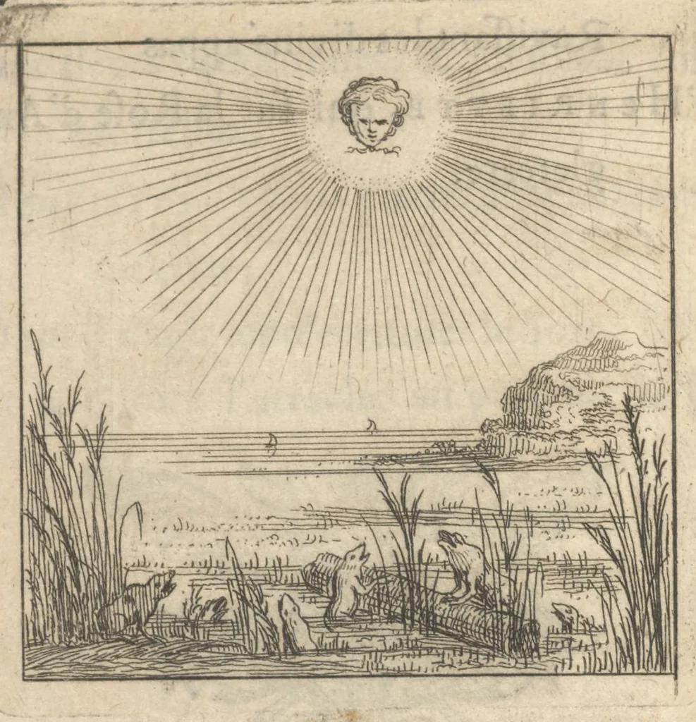 An illustration from Emblesmes royales a Louis le Grand, 1673, leaf 73