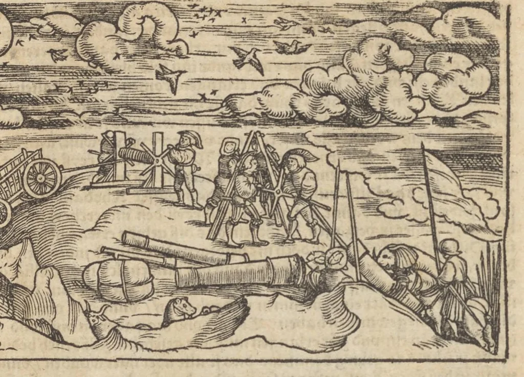 An illustration from Römische Historien : jetzundt mit gantzem fleiss besichtigt gebessert uñ gemert ..., 1538, leaf 248