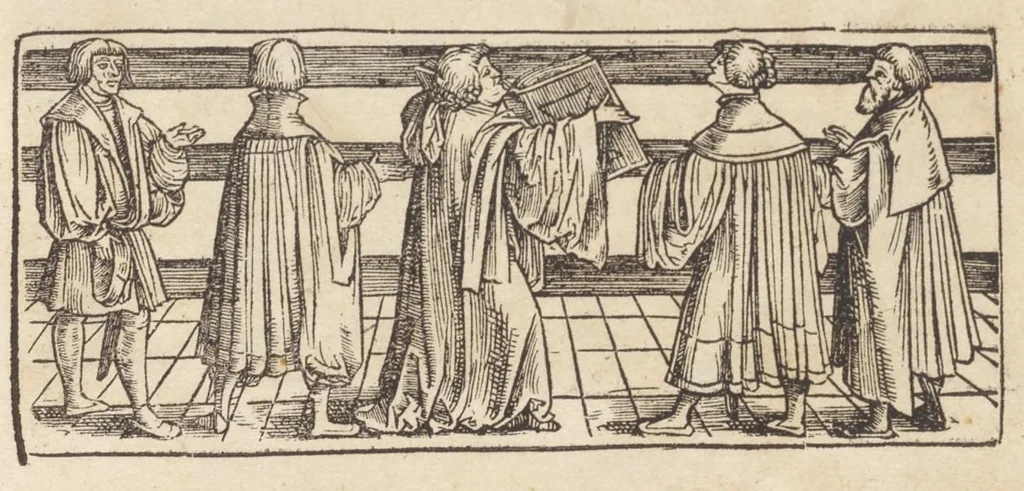 An illustration from Römische Historien : jetzundt mit gantzem fleiss besichtigt gebessert uñ gemert ..., 1538, leaf 28