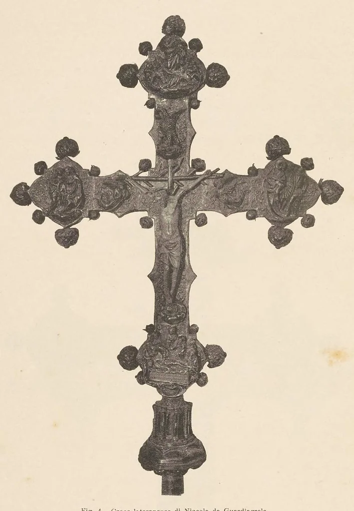 An illustration from Oreficerie, stoffe, bronzi intagli, & all'Esposizione di Arte Sacra in Orvieto, 1898, leaf 23