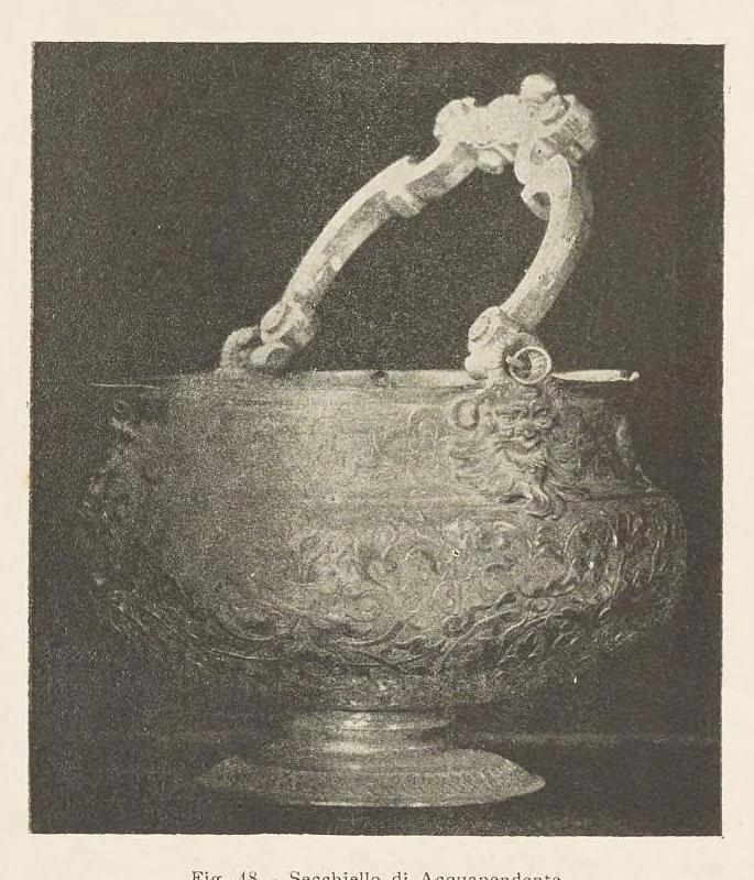 An illustration from Oreficerie, stoffe, bronzi intagli, & all'Esposizione di Arte Sacra in Orvieto, 1898, leaf 77