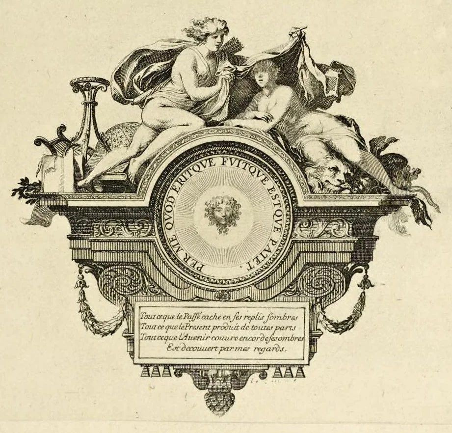 An illustration from Les divertissemens de Versailles donnez par le roy a toute sa cour au retour de la conqueste de la Franche-Comté en l'année M.DC.LXXIV, 1676, leaf 16