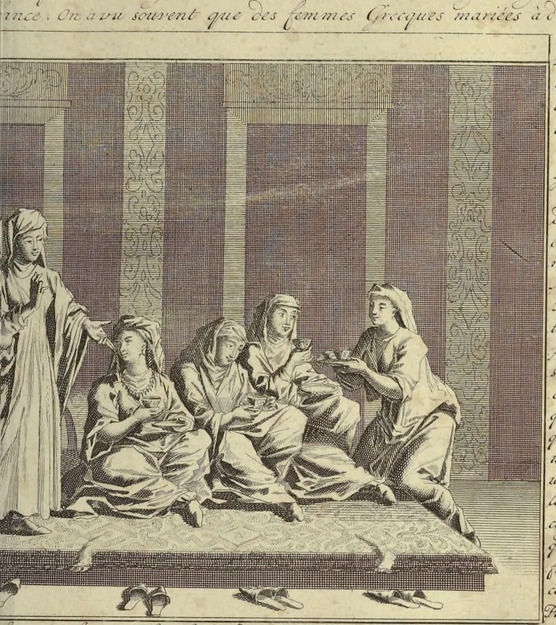 An illustration from Atlas historique, ou, Nouvelle introduction a l'histoire, à la chronologie & à la géographie ancienne & moderne : représentée dans de nouvelles cartes, où l'on remarque l'établissement des etats & empires du monde, leur durée, leur chûte, & leurs differens gouvernemens : la chronologie des consuls romains, des Papes, de empereurs, des rois & des princes, &c. qui ont été depuis le commencement du monde, jusqu'à présent : et la génealogie des maisons souveraines de l'Europe., 1720, leaf 106