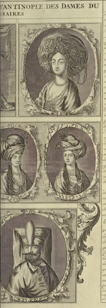 An illustration from Atlas historique, ou, Nouvelle introduction a l'histoire, à la chronologie & à la géographie ancienne & moderne : représentée dans de nouvelles cartes, où l'on remarque l'établissement des etats & empires du monde, leur durée, leur chûte, & leurs differens gouvernemens : la chronologie des consuls romains, des Papes, de empereurs, des rois & des princes, &c. qui ont été depuis le commencement du monde, jusqu'à présent : et la génealogie des maisons souveraines de l'Europe., 1720, leaf 110