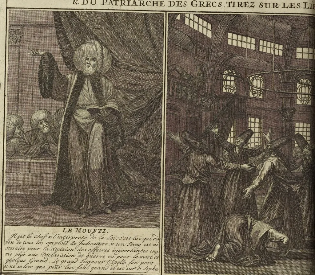 An illustration from Atlas historique, ou, Nouvelle introduction a l'histoire, à la chronologie & à la géographie ancienne & moderne : représentée dans de nouvelles cartes, où l'on remarque l'établissement des etats & empires du monde, leur durée, leur chûte, & leurs differens gouvernemens : la chronologie des consuls romains, des Papes, de empereurs, des rois & des princes, &c. qui ont été depuis le commencement du monde, jusqu'à présent : et la génealogie des maisons souveraines de l'Europe., 1720, leaf 115