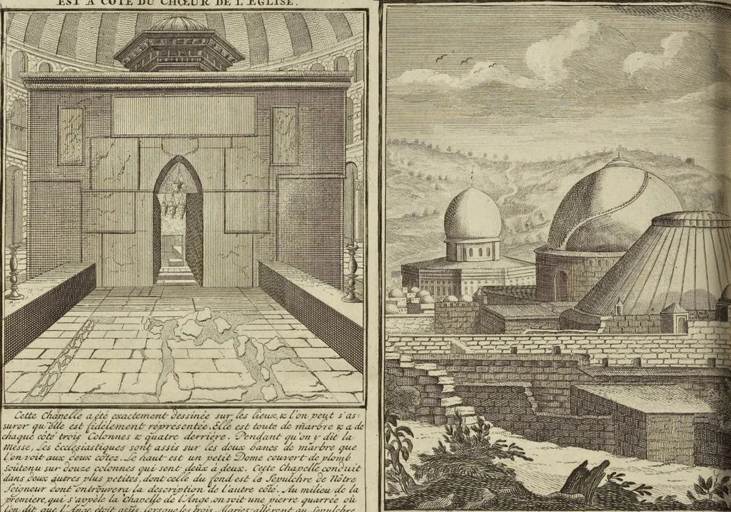 An illustration from Atlas historique, ou, Nouvelle introduction a l'histoire, à la chronologie & à la géographie ancienne & moderne : représentée dans de nouvelles cartes, où l'on remarque l'établissement des etats & empires du monde, leur durée, leur chûte, & leurs differens gouvernemens : la chronologie des consuls romains, des Papes, de empereurs, des rois & des princes, &c. qui ont été depuis le commencement du monde, jusqu'à présent : et la génealogie des maisons souveraines de l'Europe., 1720, leaf 151
