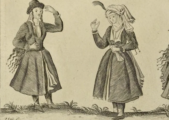 An illustration from Atlas historique, ou, Nouvelle introduction a l'histoire, à la chronologie & à la géographie ancienne & moderne : représentée dans de nouvelles cartes, où l'on remarque l'établissement des etats & empires du monde, leur durée, leur chûte, & leurs differens gouvernemens : la chronologie des consuls romains, des Papes, de empereurs, des rois & des princes, &c. qui ont été depuis le commencement du monde, jusqu'à présent : et la génealogie des maisons souveraines de l'Europe., 1720, leaf 205