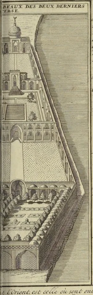 An illustration from Atlas historique, ou, Nouvelle introduction a l'histoire, à la chronologie & à la géographie ancienne & moderne : représentée dans de nouvelles cartes, où l'on remarque l'établissement des etats & empires du monde, leur durée, leur chûte, & leurs differens gouvernemens : la chronologie des consuls romains, des Papes, de empereurs, des rois & des princes, &c. qui ont été depuis le commencement du monde, jusqu'à présent : et la génealogie des maisons souveraines de l'Europe., 1720, leaf 210
