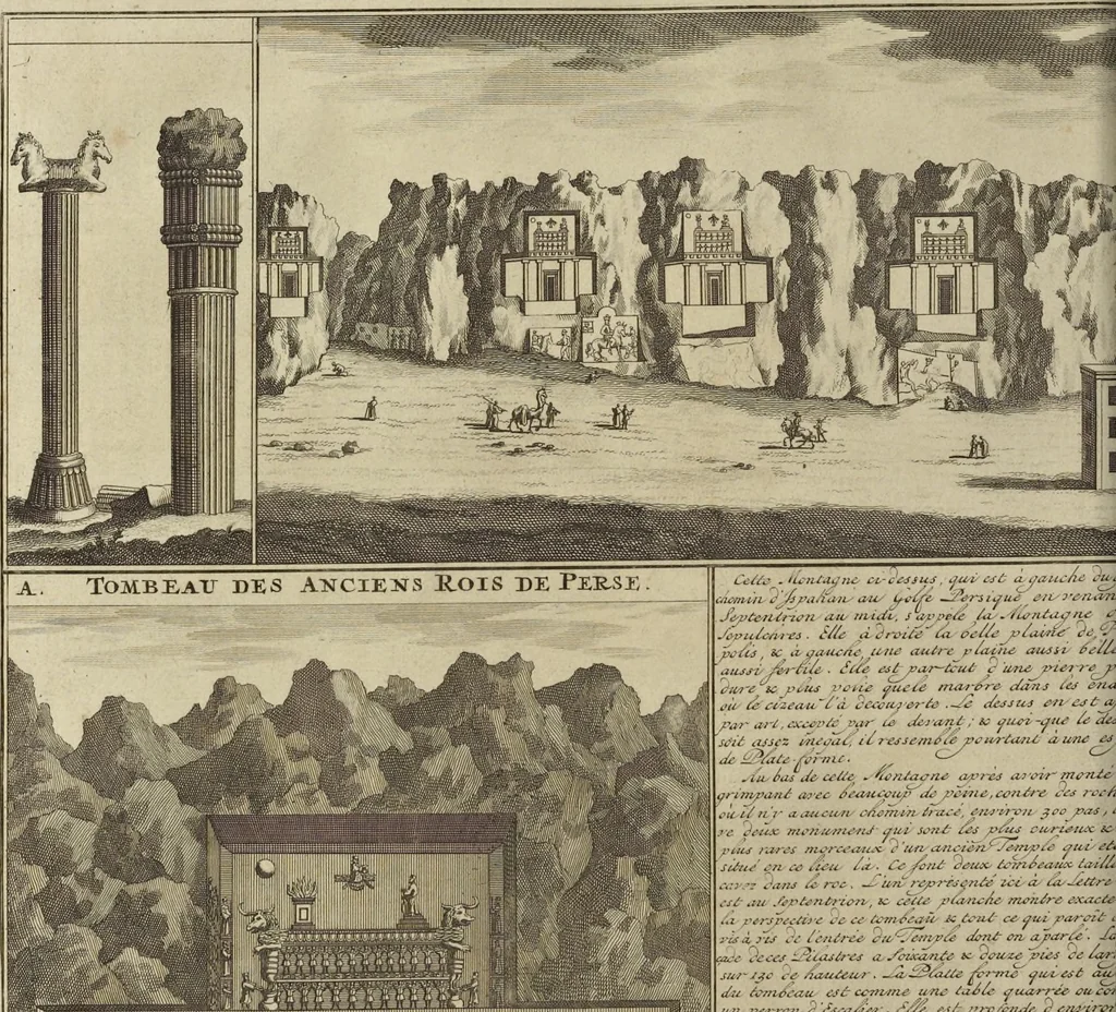 An illustration from Atlas historique, ou, Nouvelle introduction a l'histoire, à la chronologie & à la géographie ancienne & moderne : représentée dans de nouvelles cartes, où l'on remarque l'établissement des etats & empires du monde, leur durée, leur chûte, & leurs differens gouvernemens : la chronologie des consuls romains, des Papes, de empereurs, des rois & des princes, &c. qui ont été depuis le commencement du monde, jusqu'à présent : et la génealogie des maisons souveraines de l'Europe., 1720, leaf 213