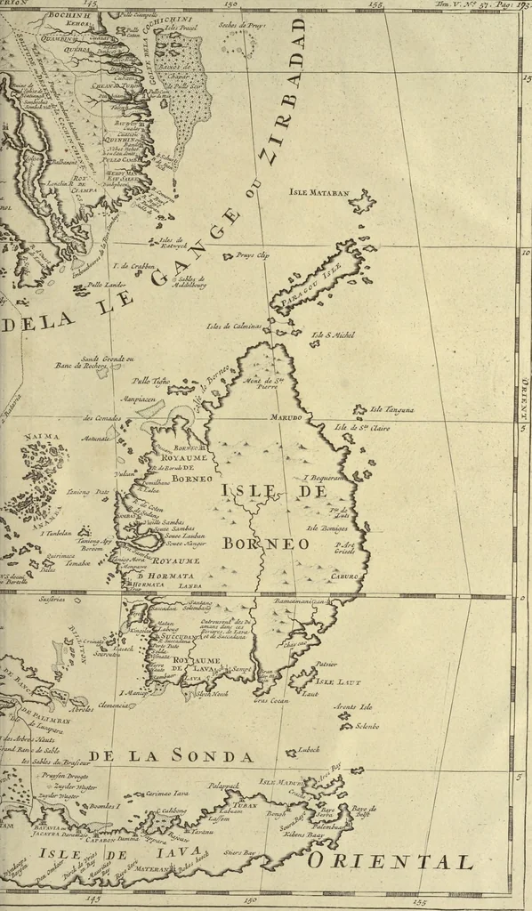 An illustration from Atlas historique, ou, Nouvelle introduction a l'histoire, à la chronologie & à la géographie ancienne & moderne : représentée dans de nouvelles cartes, où l'on remarque l'établissement des etats & empires du monde, leur durée, leur chûte, & leurs differens gouvernemens : la chronologie des consuls romains, des Papes, de empereurs, des rois & des princes, &c. qui ont été depuis le commencement du monde, jusqu'à présent : et la génealogie des maisons souveraines de l'Europe., 1720, leaf 378