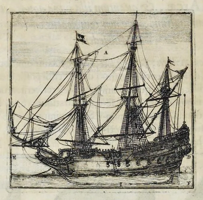 An illustration from Athanasii Kircheri è Soc. Jesu Arca Noë, in tres libros digesta : quorum I, De rebus quae ante diluvium : II, De iis, quae ipso diluvio ejusque duratione : III, De iis, quae post diluvium a Noëmo gesta sunt : quae omnia novâ methodo, nec non summa argumentorum varietate, explicantur & demonstrantur, 1675, leaf 193