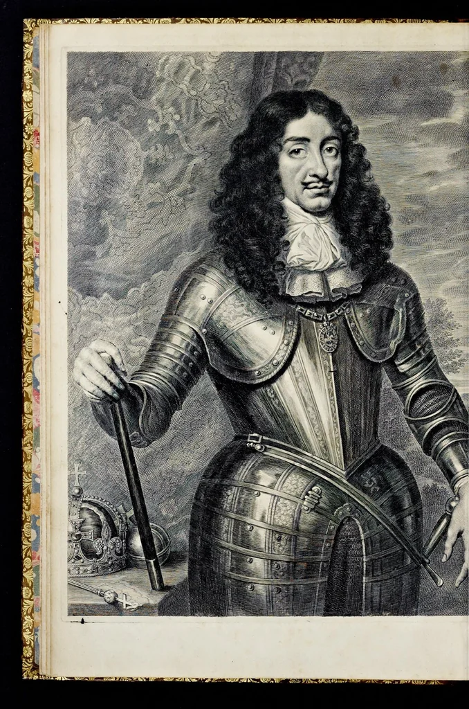 An illustration from Relation en forme de journal, du voyage et sejour, que ... Charles II, roy de la Grand' Bretagne, &c. a fait en Hollande, depuis le 25. may, jusques au 2 juin 1660, 1660, leaf 11