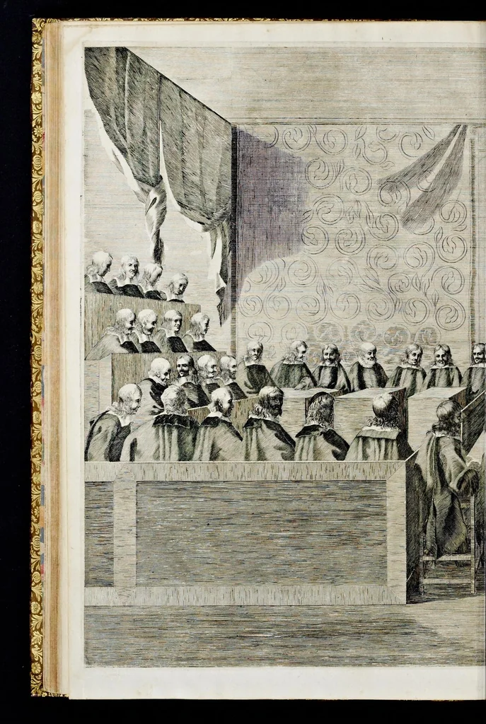 An illustration from Relation en forme de journal, du voyage et sejour, que ... Charles II, roy de la Grand' Bretagne, &c. a fait en Hollande, depuis le 25. may, jusques au 2 juin 1660, 1660, leaf 119