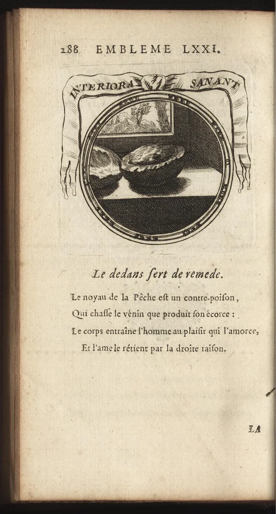 An illustration from Emblemes, ou, Devises chrétiennes : ouvrage mêlé de prose & de vers, et enrichi de figures, dedié au roy, 1717, leaf 297