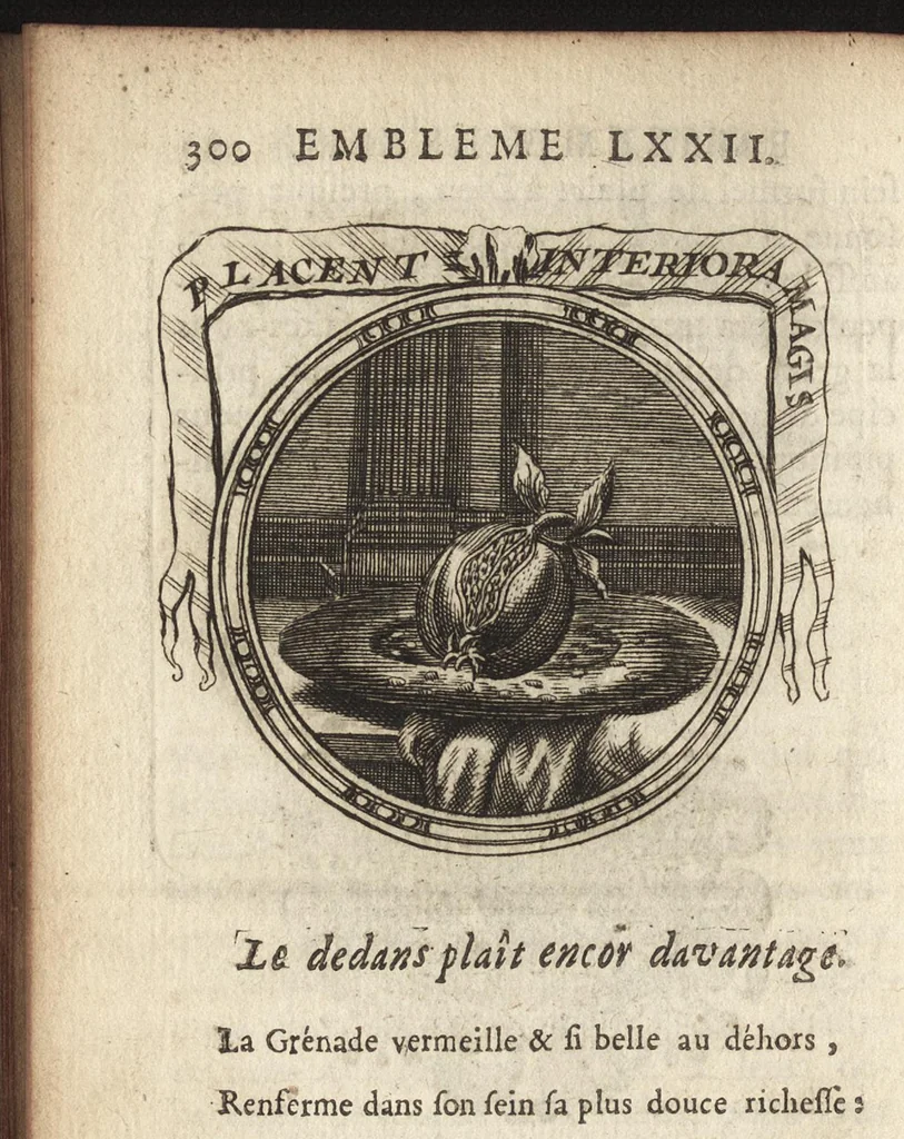An illustration from Emblemes, ou, Devises chrétiennes : ouvrage mêlé de prose & de vers, et enrichi de figures, dedié au roy, 1717, leaf 309