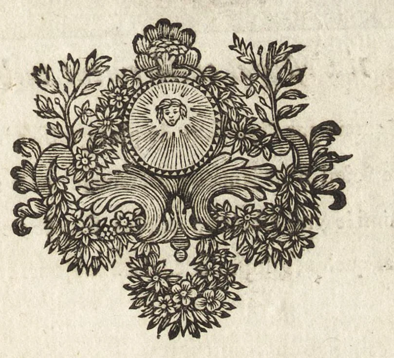An illustration from Emblemes, ou, Devises chrétiennes : ouvrage mêlé de prose & de vers, et enrichi de figures, dedié au roy, 1717, leaf 352