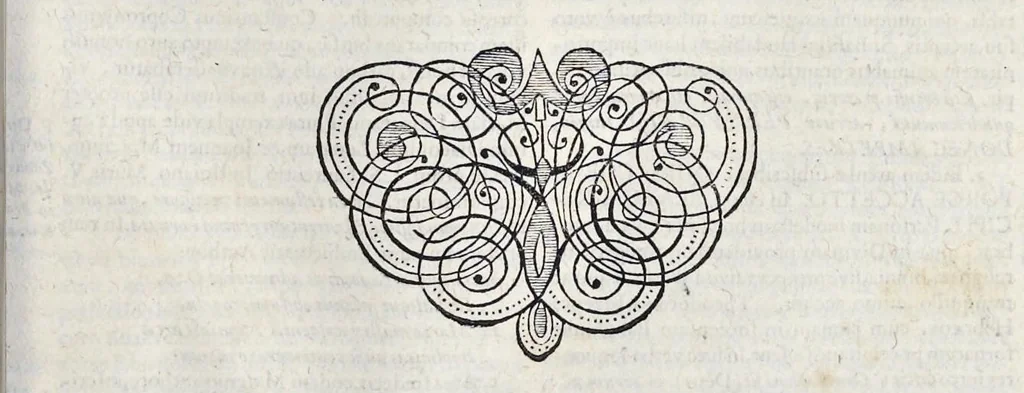 An illustration from Mundus symbolicus : in emblematum universitate formatus, explicatus, et tam sacris quàm profanis eruditionibus ac sententiis illustratus : subministrans oratoribus, praedicatoribus, academicis, poetis &c. innumera conceptuum argumenta, 1729, leaf 1044