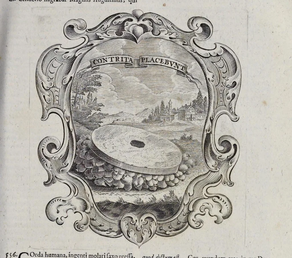 An illustration from Mundus symbolicus : in emblematum universitate formatus, explicatus, et tam sacris quàm profanis eruditionibus ac sententiis illustratus : subministrans oratoribus, praedicatoribus, academicis, poetis &c. innumera conceptuum argumenta, 1729, leaf 298