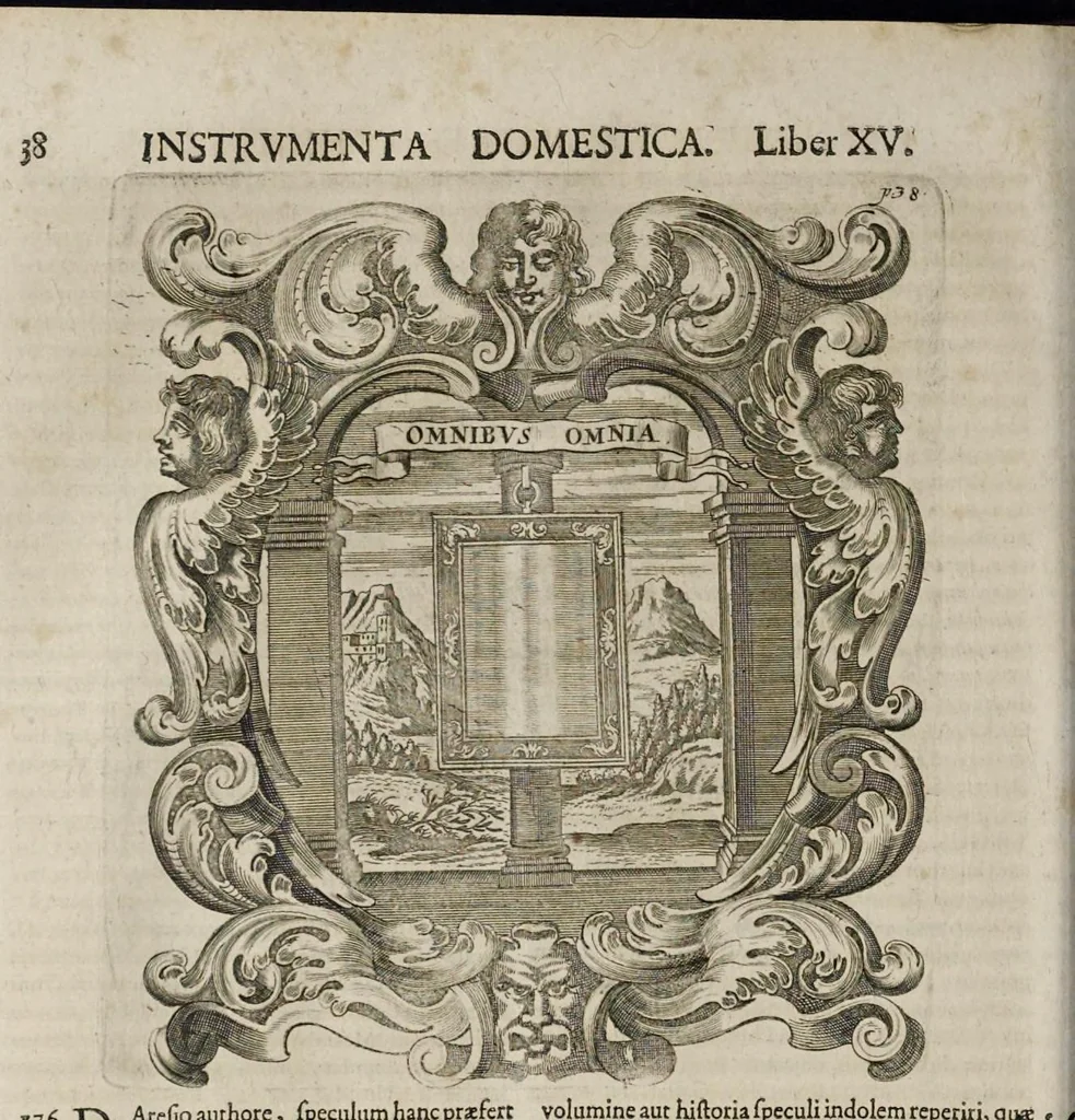 An illustration from Mundus symbolicus : in emblematum universitate formatus, explicatus, et tam sacris quàm profanis eruditionibus ac sententiis illustratus : subministrans oratoribus, praedicatoribus, academicis, poetis &c. innumera conceptuum argumenta, 1729, leaf 835