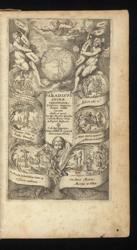 An illustration from Paradisus animae Christianae : lectissimis omnigenae pietatis delitiis amoenus, 1683, leaf 4