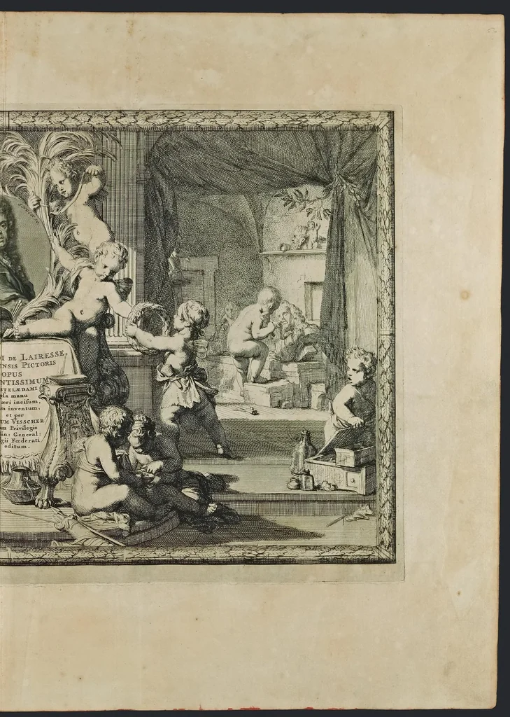 An illustration from Gerardi de Lairesse, Leodiensis pictoris Opus elegantissimum, 1694, leaf 10